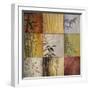 Bamboo Nine Patch II-Don Li-Leger-Framed Art Print