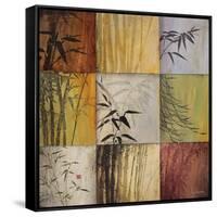 Bamboo Nine Patch II-Don Li-Leger-Framed Stretched Canvas