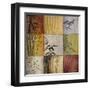 Bamboo Nine Patch II-Don Li-Leger-Framed Art Print