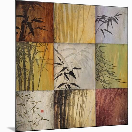 Bamboo Nine Patch II-Don Li-Leger-Mounted Premium Giclee Print