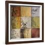 Bamboo Nine Patch II-Don Li-Leger-Framed Art Print