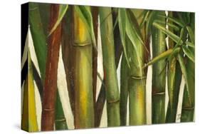 Bamboo on Beige I-Patricia Pinto-Stretched Canvas