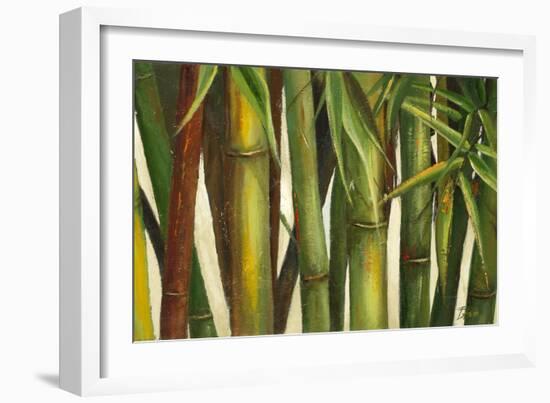 Bamboo on Beige I-Patricia Pinto-Framed Art Print