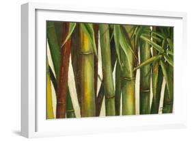 Bamboo on Beige I-Patricia Pinto-Framed Art Print