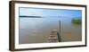 Bamboo raft on Lake Shalla, Abijatta-Shalla Lakes National Park, Ethiopia-Keren Su-Framed Photographic Print