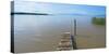 Bamboo raft on Lake Shalla, Abijatta-Shalla Lakes National Park, Ethiopia-Keren Su-Stretched Canvas