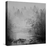 Bamboo River II-null-Stretched Canvas