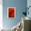 Bamboo Shade on Red I-Christine Zalewski-Art Print displayed on a wall