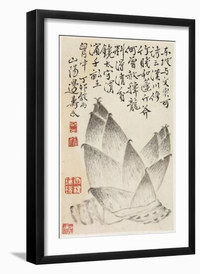 Bamboo Shoots, from an Album of Vegetables-Shou-min Pien-Framed Giclee Print