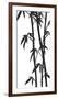 Bamboo Stems Ink Sketch-null-Framed Premium Giclee Print