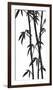 Bamboo Stems Ink Sketch-null-Framed Premium Giclee Print