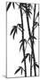 Bamboo Stems Ink Sketch-null-Mounted Premium Giclee Print