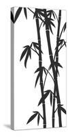 Bamboo Stems Ink Sketch-null-Stretched Canvas