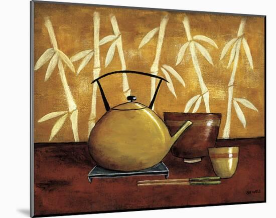 Bamboo Tea Room I-Krista Sewell-Mounted Giclee Print