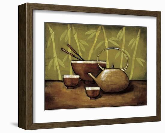 Bamboo Tea Room II-Krista Sewell-Framed Giclee Print