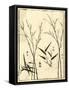 Bamboo Woodblock II-Vision Studio-Framed Stretched Canvas