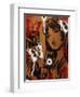 Bamboo-Abstract Graffiti-Framed Giclee Print