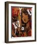 Bamboo-Abstract Graffiti-Framed Premium Giclee Print