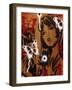 Bamboo-Abstract Graffiti-Framed Giclee Print