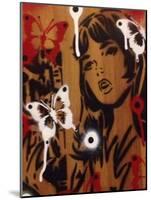 Bamboo-Abstract Graffiti-Mounted Giclee Print