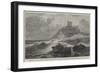 Bamborough Castle, a Signal of Distress in the Offing-Edwin Hayes-Framed Giclee Print