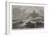 Bamborough Castle, a Signal of Distress in the Offing-Edwin Hayes-Framed Giclee Print