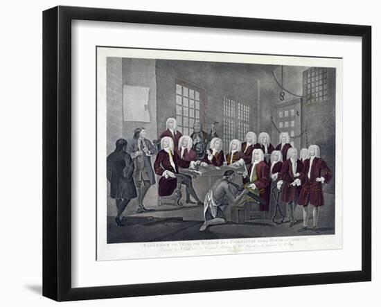 Bambridge on Trial for Murder by a Committee of the House of Commons, 1803-William Hogarth-Framed Giclee Print