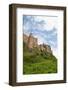 Bamburgh Castle, a hilltop fortress constructed on top of a craggy outcrop of volcanic dolerite-Stuart Forster-Framed Photographic Print