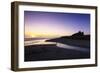 Bamburgh Castle at Sunrise, Bamburgh, Northumberland, England, United Kingdom, Europe-Markus Lange-Framed Photographic Print