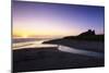 Bamburgh Castle at Sunrise, Bamburgh, Northumberland, England, United Kingdom, Europe-Markus Lange-Mounted Photographic Print