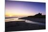 Bamburgh Castle at Sunrise, Bamburgh, Northumberland, England, United Kingdom, Europe-Markus Lange-Mounted Photographic Print