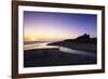 Bamburgh Castle at Sunrise, Bamburgh, Northumberland, England, United Kingdom, Europe-Markus Lange-Framed Photographic Print