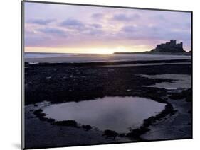 Bamburgh Castle at Sunrise, Bamburgh, Northumberland, England, United Kingdom-Lee Frost-Mounted Photographic Print