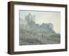 Bamburgh Castle, Northumberland, 18th Century-Thomas Girtin-Framed Giclee Print