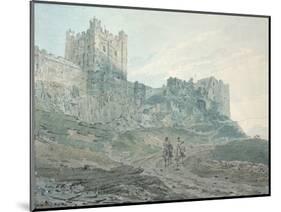 Bamburgh Castle, Northumberland, 18th Century-Thomas Girtin-Mounted Giclee Print