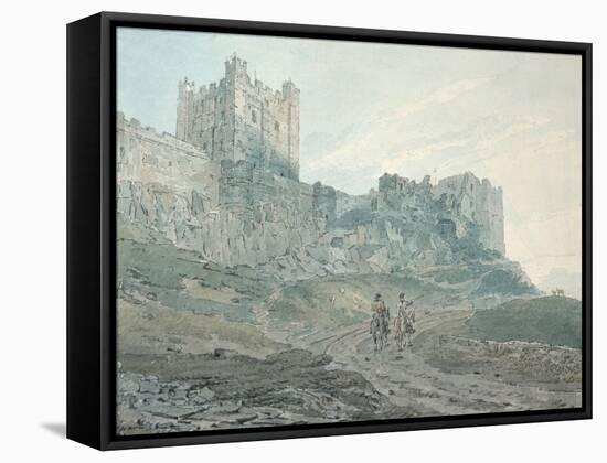 Bamburgh Castle, Northumberland, 18th Century-Thomas Girtin-Framed Stretched Canvas