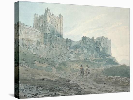 Bamburgh Castle, Northumberland, 18th Century-Thomas Girtin-Stretched Canvas