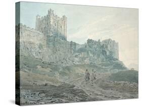 Bamburgh Castle, Northumberland, 18th Century-Thomas Girtin-Stretched Canvas