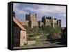 Bamburgh Castle, Northumberland, England, United Kingdom, Europe-Lee Frost-Framed Stretched Canvas