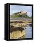 Bamburgh Castle on the Beach-Paul Thompson-Framed Stretched Canvas