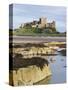 Bamburgh Castle on the Beach-Paul Thompson-Stretched Canvas