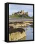 Bamburgh Castle on the Beach-Paul Thompson-Framed Stretched Canvas