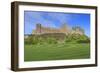 Bamburgh Castle under a Blue Summer Sky, Bamburgh, Northumberland, England, United Kingdom-Eleanor Scriven-Framed Photographic Print