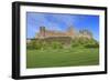 Bamburgh Castle under a Blue Summer Sky, Bamburgh, Northumberland, England, United Kingdom-Eleanor Scriven-Framed Photographic Print