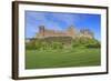 Bamburgh Castle under a Blue Summer Sky, Bamburgh, Northumberland, England, United Kingdom-Eleanor Scriven-Framed Photographic Print