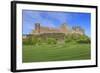 Bamburgh Castle under a Blue Summer Sky, Bamburgh, Northumberland, England, United Kingdom-Eleanor Scriven-Framed Photographic Print