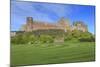 Bamburgh Castle under a Blue Summer Sky, Bamburgh, Northumberland, England, United Kingdom-Eleanor Scriven-Mounted Photographic Print