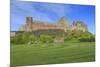 Bamburgh Castle under a Blue Summer Sky, Bamburgh, Northumberland, England, United Kingdom-Eleanor Scriven-Mounted Photographic Print