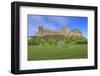 Bamburgh Castle under a Blue Summer Sky, Bamburgh, Northumberland, England, United Kingdom-Eleanor Scriven-Framed Photographic Print