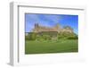 Bamburgh Castle under a Blue Summer Sky, Bamburgh, Northumberland, England, United Kingdom-Eleanor Scriven-Framed Photographic Print